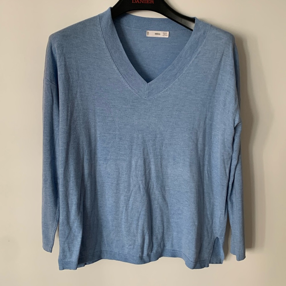 Mango Blue Vneck